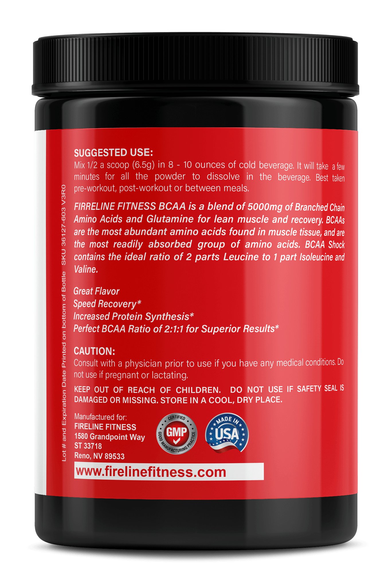 BCAA - Fruit Punch - Fireline Fitness